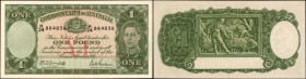 AUSTRALIA. Commonwealth Bank of Australia. 1 Pound, (1938-52). P-26b. About Uncirculated.