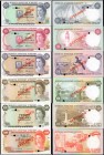 BERMUDA. Bermuda Monetary Authority. 1 to 100 Dollars, 1978-84. P-28s to 33s. About Uncirculated.