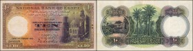EGYPT. National Bank of Egypt. 10 Pounds, 1950. P-23C. Very Fine.