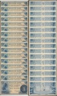NERLANDS INDIES. De Javasche Bank. 1 Gulden, 1948. P-98. About Uncirculated.