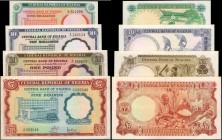 NIGERIA. Central Bank of Nigeria. 5 Shillings to 5 Pounds, ND (1968). P-10, 11b, 12a & 13a. Very Fine to About Uncirculated.