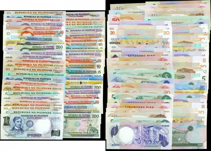 PHILIPPINES. Republika Ng Pilipinas. Mixed Denominations, Mixed Dates. P-Various...