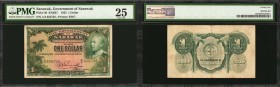 SARAWAK. Government of Sarawak. 1 Dollar, 1935. P-20. PMG Very Fine 25.