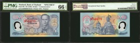 THAILAND. Bank of Thailand. 50 Baht, ND (1996). P-99s. Specimen. Commemorative. PMG Gem Uncirculated 66 EPQ.