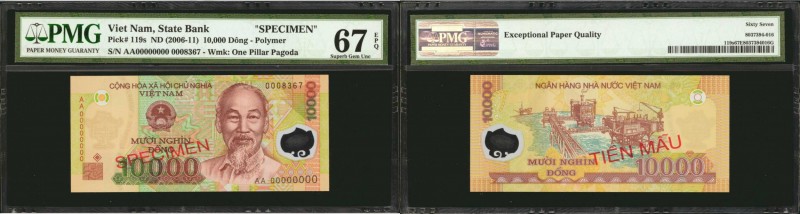 Viet Nam. State Bank. 10,000 & 500,000 Dong, ND (2003-15). P-119s & 124s. Specim...