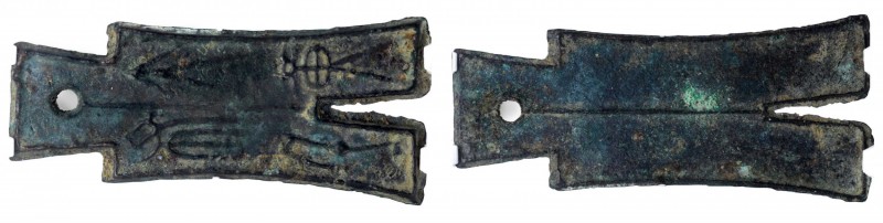 CHINA. Xin Dynasty. Spade Money, ND (7-23 A.D.). Wang Mang. Graded "78" by GBCA....