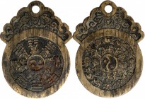 CHINA. Qing (Ch'ing) Dynasty. Bronze Lunar Zodiac Charm, ND. EXTREMELY FINE.