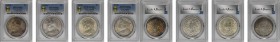 CHINA. Quartet of Dollars (4 Pieces), Year 3 (1914). All PCGS Gold Shield Certified.