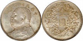 CHINA. Dollar, Year 9 (1920). PCGS MS-62 Gold Shield.
