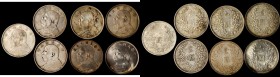 CHINA. Septet of Dollars (7 Pieces), 1914-1920. Grade Range: VERY FINE to ABOUT UNCIRCULATED.