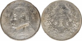 CHINA. Dollar, Year 10 (1921). NGC AU Details--Surface Hairlines.