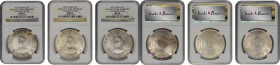 CHINA. Trio of Memento Dollars (3 Pieces), ND (1927). All NGC Certified.