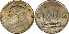 CHINA. Dollar, Year 23 (1934). PCGS MS-63 Gold Shield.