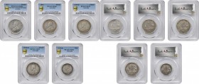 AUSTRALIA. Quintet of Silver Denominations (5 Pieces), 1912-33. All PCGS Gold Shield Certified.