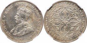 STRAITS SETTLEMENTS. Dollar, 1919. London Mint. NGC MS-62.