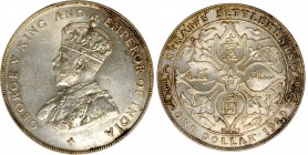 STRAITS SETTLEMENTS. Dollar, 1920. London Mint. PCGS MS-63 Gold Shield.