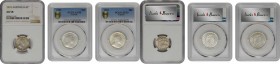 MIXED LOTS. Silver British Colonial Minors (3 Pieces), 1902 & 1910. All NGC or PCGS Gold Shield Certified.