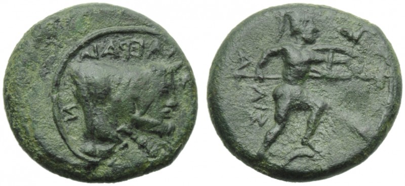 Sicily, Sileraioi, Bronze, c. 357-336 BC; AE (g 6,59; mm 20; h 6); ΣΙΛΕΡΑΙΩΝ (re...