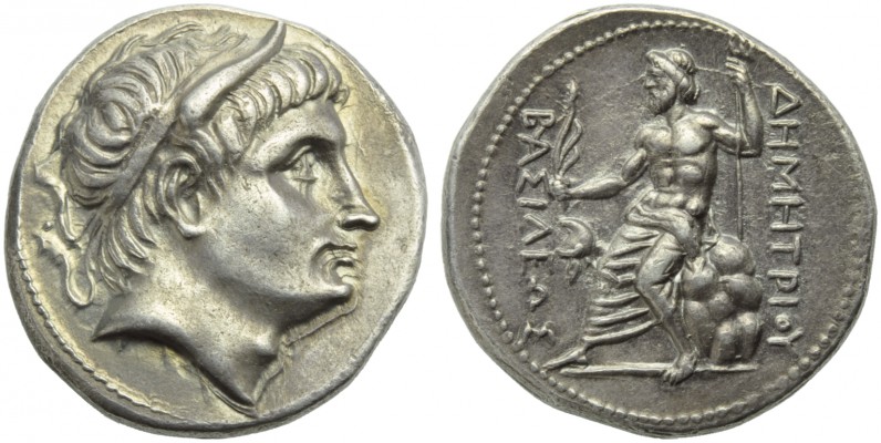 Kings of Macedonia, Demetrios I (306-283), Tetradrachm, Uncertain mint, c. 291-2...
