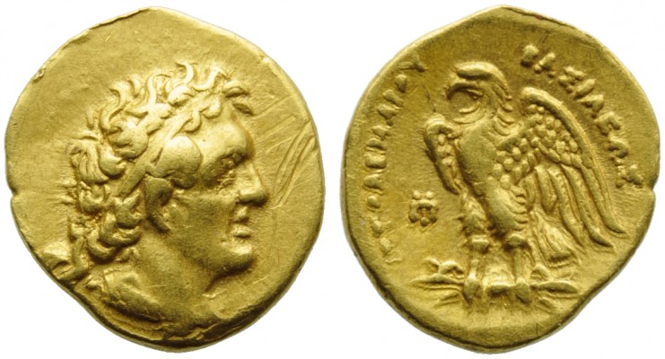 Ptolemaic kings of Egypt, Ptolemy I (305-268), Hemidrachm, Alexandria, c. 305-28...