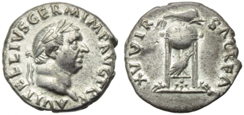 Vitellius (69), Denarius, Rome, late April - 20 December AD 69; AR (g 3,03; mm 1...