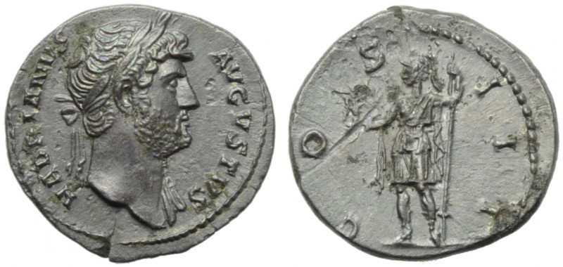 Hadrian (117-138), Denarius, Rome, AD 125-128; AR (g 3,23; mm 19; h 7); HADRIANV...