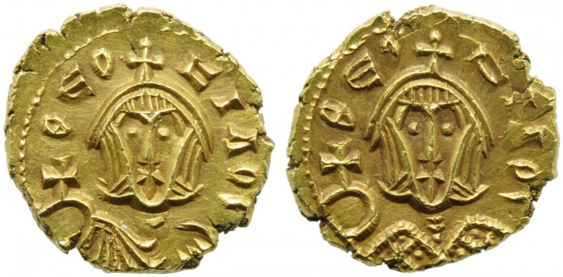 Theophilus (829-842), Semissis, Syracuse, AD 831-842; AV (g 1,73; mm 13; h 6); Θ...
