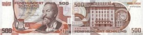 Country : AUSTRIA 
Face Value : 500 Schilling 
Date : 01 juillet 1985 
Period/Province/Bank : République, Banque Nationale autrichienne 
Catalogue ref...