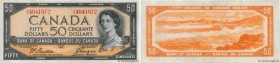 Country : CANADA 
Face Value : 50 Dollars 
Date : 1954 
Period/Province/Bank : Bank of Canada 
Catalogue reference : P.81a 
Alphabet - signatures - se...