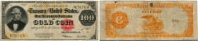 Country : UNITED STATES OF AMERICA 
Face Value : 100 Dollars 
Date : 1922 
Period/Province/Bank : Gold Certificate 
Catalogue reference : P.277 
Addit...