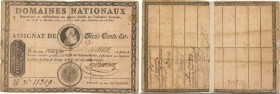 Country : FRANCE 
Face Value : 300 Livres avec coupons 
Date : 17 avril 1790 
Period/Province/Bank : Assignats 
Catalogue reference : Ass.02b 
Additio...