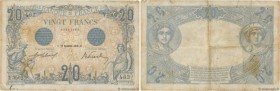 Country : FRANCE 
Face Value : 20 Francs BLEU 
Date : 18 décembre 1912 
Period/Province/Bank : Banque de France, XXe siècle 
Catalogue reference : F.1...