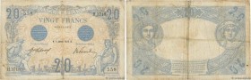 Country : FRANCE 
Face Value : 20 Francs BLEU 
Date : 04 janvier 1913 
Period/Province/Bank : Banque de France, XXe siècle 
Catalogue reference : F.10...