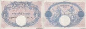 Country : FRANCE 
Face Value : 50 Francs BLEU ET ROSE 
Date : 21 octobre 1922 
Period/Province/Bank : Banque de France, XXe siècle 
Catalogue referenc...
