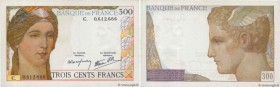 Country : FRANCE 
Face Value : 300 Francs 
Date : (06 octobre 1938) 
Period/Province/Bank : Banque de France, XXe siècle 
Catalogue reference : F.29.0...