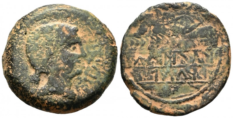 Obulco. As. 220-20 a.C. Porcuna (Jaén). (Abh-1779). (Acip-2185). (C-8). Ae. 26,7...