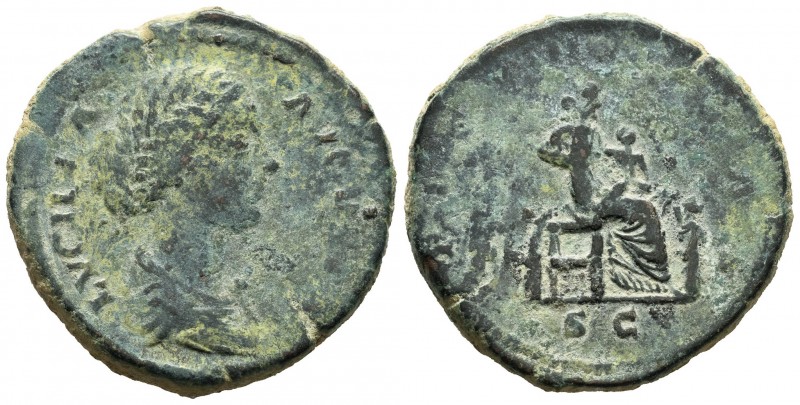 Lucila. Sestercio. 166-169. Roma. (S-5500). (Ric-1742). Ae. 24,06 g. BC. Est...4...