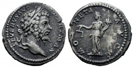 Septimio Severo. Denario. 200 d.C. Roma. (Spink-6315). (Ric-162). (Seaby-343). Rev.: MONETA AVGG. Ag. 3,09 g. MBC-. Est...35,00. English: Septimius Se...
