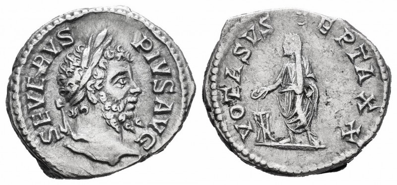 Septimio Severo. Denario. 207 d.C. Roma. (Spink-6393). (Ric-308). (Seaby-791). R...