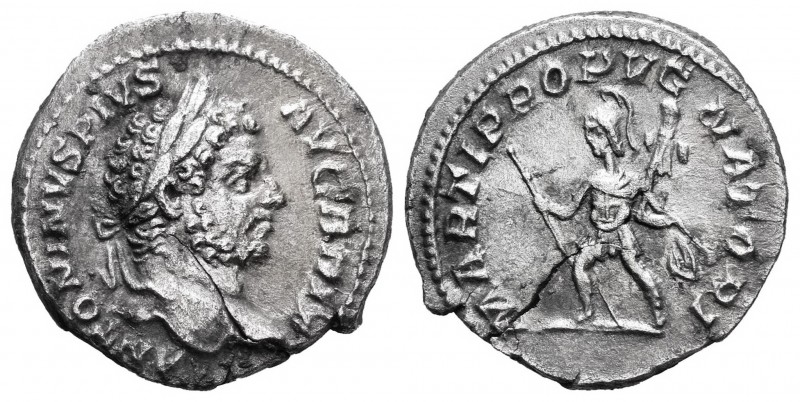 Caracalla. Denario. 213 d.C. Roma. (Spink-6819). (Ric-223). (Seaby-180). Rev.: M...