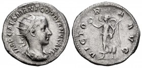 Gordiano III. Antoniniano. 238-244 d.C. Roma. Rev.: VICTORIA AVG. Ag. 4,62 g. MBC. Est...25,00. English: Gordian III. Antoniniano. 238-244 d.C. Rome. ...