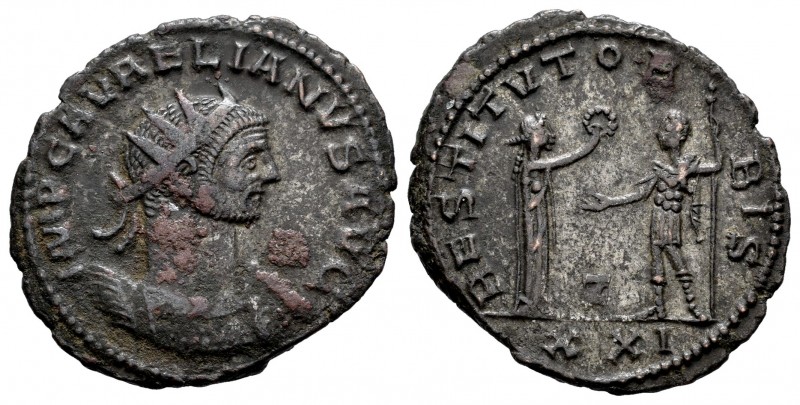 Aureliano. Antoniniano. 274-275 d.C. Antioquía. (Spink-no cita). (Ric-925). Rev....