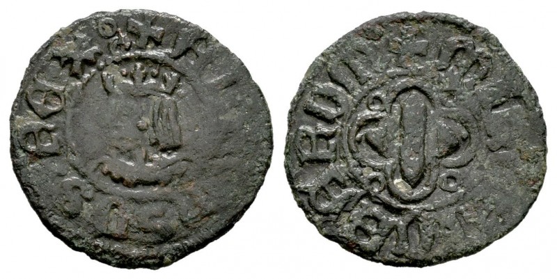 Corona de Aragón. Alfonso V (1416-1458). Diner. Menorca. (Cru-405). Ve. 1,04 g. ...