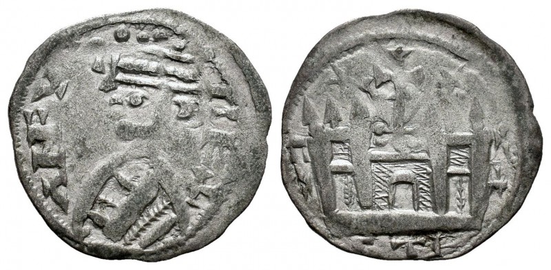 Reino de Castilla y León. Alfonso VIII (1158-1214). Dinero. (Bautista-312). Ve. ...