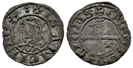 Reino de Castilla y León. Sancho IV (1054-1076). Seisen. Burgos. (Bautista-440). Ve. 0,74 g. Con B y estrella en 1º y 4º cuadrante. MBC-. Est...20,00....
