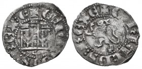 Reino de Castilla y León. Enrique III (1390-1406). Novén. Sevilla. (Bautista-782). Ve. 0,78 g. S bajo el castillo. MBC. Est...20,00. English: Kingdom ...