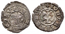 Juana y Carlos (1504-1555). Dinero. Zaragoza. (Cal 2019-6). Ve. 0,81 g. MBC-. Est...30,00. English: Charles-Joanna (1504-1555). Dinero. Zaragoza. (Cal...