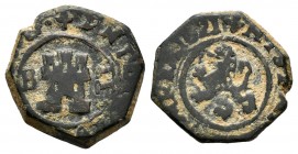 Felipe IV (1621-1665). 2 maravedís. 1621. Burgos. (Cal 2019-106). (Jarabo-Sanahuja-F25). Ae. 1,89 g. MBC-. Est...25,00. English: Philip IV (1621-1665)...