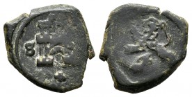 Felipe IV (1621-1665). 2 maravedís. (1652). Sevilla. (Cal 2019-164). (Jarabo-Sanahuja-I69). Ae. 1,72 g. Escasa. MBC-. Est...100,00. English: Philip IV...