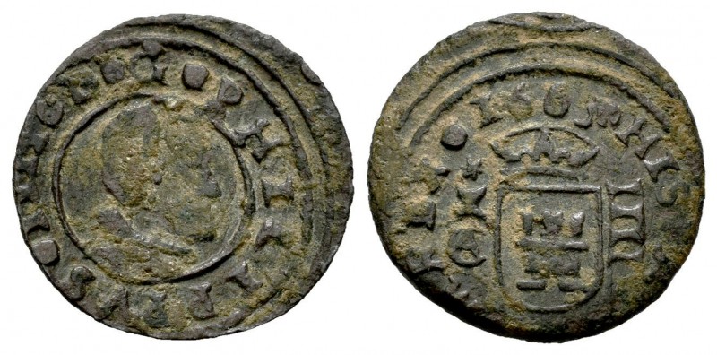 Felipe IV (1621-1665). 4 maravadís. 1663. Cuenca. (Cal 2008-1339). (Cal 2019-212...